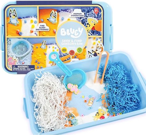 Amazon.com: Horizon Group USA Official Bluey Seek & Find Sensory Bin, Ready-to-Use Sensory Toys, Sensory Bin for Kids with Lid, Play Sand, Scoops & Tongs, Exclusive Bluey Toys, Sensory Toys for Toddlers 3-4 : Toys & Games Bluey Sensory Bin, Sensory Toys For Toddlers, Bluey Toys, Kitty Room, Hello Kitty Room Decor, Play Sand, Hello Kitty Rooms, Toys For Toddlers, Kids Gift Guide