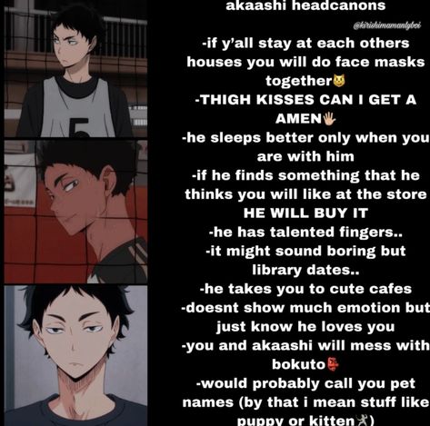 Haikyuu Akaashi X Yn, Akaashi Keiji Imagine, Akaashi Keiji As Your Boyfriend, Akaashi As Your Boyfriend, Akaashi Keiji Headcanon, Akashi X Yn, Haikyuu Boyfriend Headcanons, Haikyuu Spicy Headcanons, Akaashi Headcanons