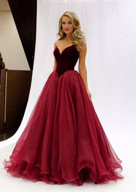 Basque Waist Dress, Burgundy Ball Gown, Olivia Jordan, Strapless Organza, Basque Waist, Strapless Evening Dress, Mother Dresses, V Neck Prom Dresses, Yule Ball