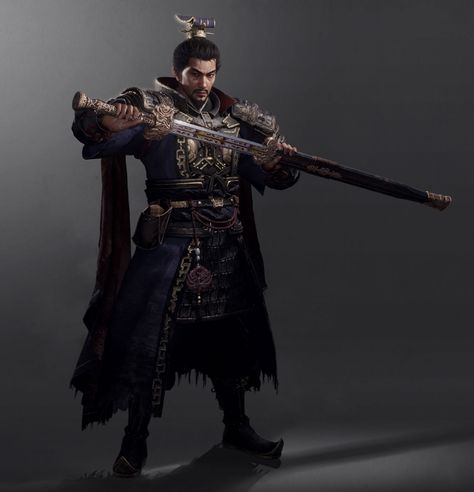 Cao Cao Art - Wo Long: Fallen Dynasty Art Gallery Wo Long Fallen Dynasty Art, China Warrior, Wo Long Fallen Dynasty, Dynasty Characters, Jade Empire, Game Character Design, Ancient China, Character Designs, Game Artwork