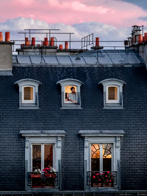 Rooftop snapper reveals private Paris Raphael Metivet, Tiny Window, My Little Paris, Parisian Hotel, Paris In Spring, Chateaux Interiors, Paris Rooftops, Parisian Architecture, Paris Vogue