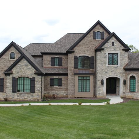 James Hardie Khaki Brown lap siding was used on the sides and back of this beautiful new construction home. Timber Bark soffit and fascia helped make this house really stand out. Brown Soffit And Fascia, Soffit And Fascia, Hardie Board, James Hardie Siding, Hardie Siding, James Hardie, Lap Siding, Manufactured Stone, St Charles