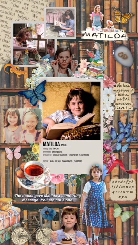 #matilda #film #films #movie #movies #reading #books #booksaesthetic #nature Matilda Aesthetic Wallpaper, Matilda Aesthetic Movie, Matilda Movie Quotes, Matilda Lockscreen, Matilda Movie Aesthetic, Matilda Fanart, Matilda Vibes, Matilda Film, Matilda Wallpaper