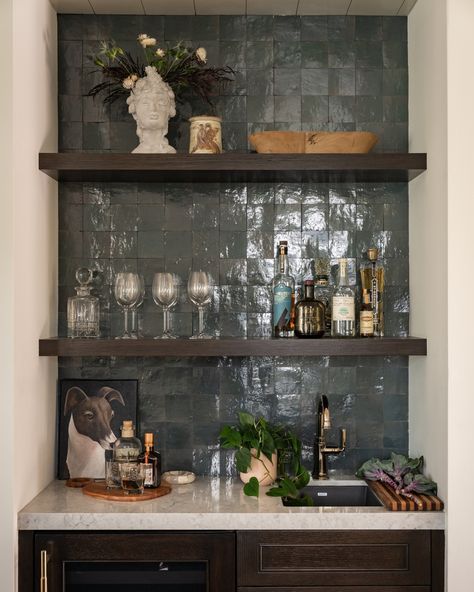 This perfectly styled bar is everything, and I’m sharing all the details on my favorite pieces. From the hand painted bust pot to the stunning polished gold faucet, I’ve handpicked each item to bring that extra bit of luxe to your space. Want to add a Christine Vroom touch to your home? Comment "STYLE" below, and I’ll send you the links to shop my must-have pieces. #christinevroominteriors #southbayinteriordesign #losangelesinteriordesign #designinspiration #interiorstylingtips Wet Bar In Dining Room, Bar Shelf Styling, Bar Shelf Decor, Bar In Dining Room, Gold Faucet, Los Angeles Interior Design, Bar Shelf, Shelf Styling, Dining Room Bar