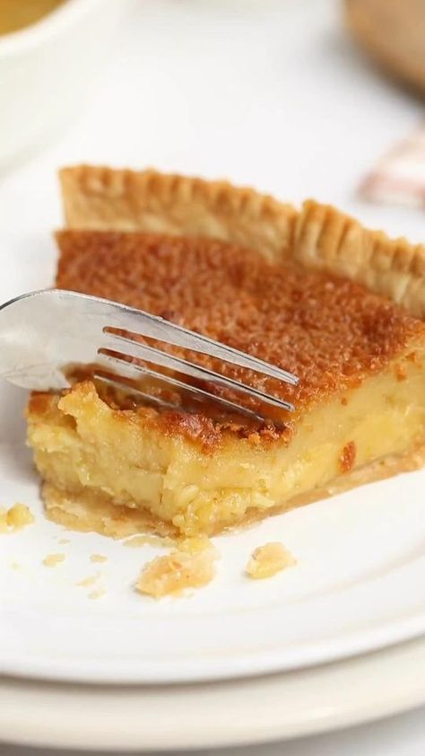 Butter Chess Pie Recipe, Old Fashioned Chess Pie Recipe, Cherry Pie Recipe Easy, Silk Pie Recipe, Chess Pie Recipe, Sweet Custard, Chess Pie, Easy Pumpkin Pie, Custard Recipes