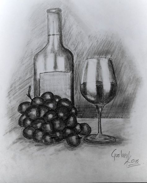 Still Life Sketch Easy, Still Life Drawing Reference, Easy Still Life, Still Life Pencil Shading, Pencil Art For Beginners, Easy Still Life Drawing, Basic Shading, School Sketch, Still Life Sketch