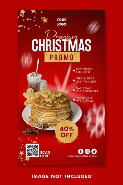 Download this Premium PSD File about Christmas food menu social media post instagram stories template, and discover more than 19 Million Professional Graphic Resources on Freepik. #freepik #Psd #Banner #Christmas #Food Pizza Twists, Christmas Promo, Instagram Stories Template, Graphic Design Assets, Food Menu Design, Christmas Flyer, Christmas Layouts, Food Graphic Design, Christmas Menu