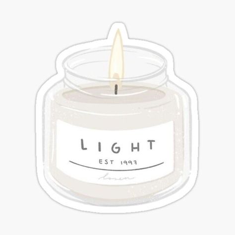 Beige Stickers for Sale | Redbubble Aesthetic Items, Aesthetic Candle, Stickers Cool, Preppy Stickers, Homemade Stickers, Book Stickers, Candle Stickers, Cute Laptop Stickers, Bubble Stickers