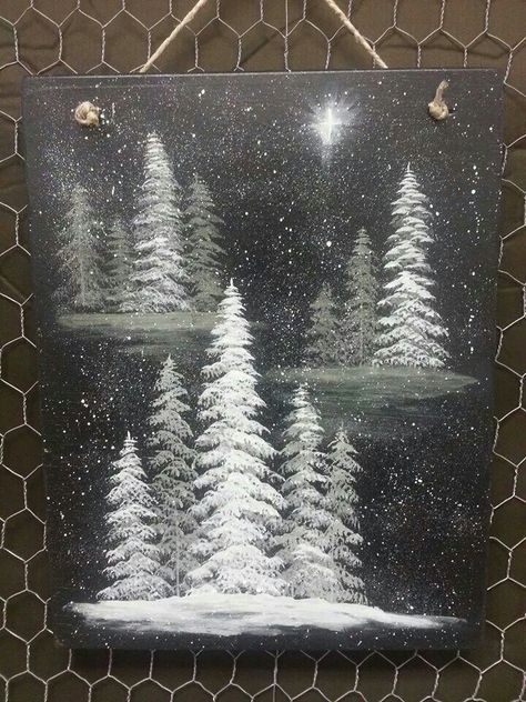 White Christmas Tree Painting, Snow Window, Specials Board, Christmas Chalkboard Art, White Xmas Tree, Window Paint, Christmas Window Painting, Vintage Christmas Photos, Window Crafts