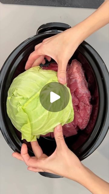 Jacky Has Fun on Instagram: "Corned Beef and Cabbage Soup #stpatricksday #cornedbeef #soup #souprecipe #slowcooker #recipeideas #deliciousfood #soupseason #cabbage #healthyrecipes #dinnerideas #easydinner" Brisket And Cabbage Crockpot, Cornedbeef And Cabbage Oven, Corn Beef And Cabbage Recipe Crock Pot, Cabbage Slow Cooker Recipes, Cornbeef Cabbage Slow Cooker, Ground Beef Cabbage Recipes, Beef Stew With Cabbage, Cabbage In Crockpot, Crockpot Cabbage Soup