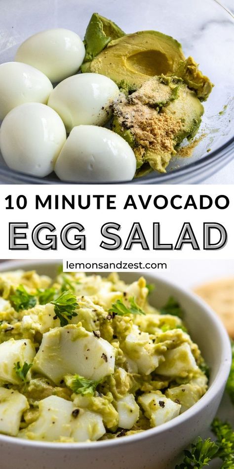 Avocado And Egg, Avocado Recipes Healthy, Avocado Egg Salad, Health Dinner, Health Dinner Recipes, Avocado Recipes, Egg Salad, Avocado Egg, Healthy Nutrition