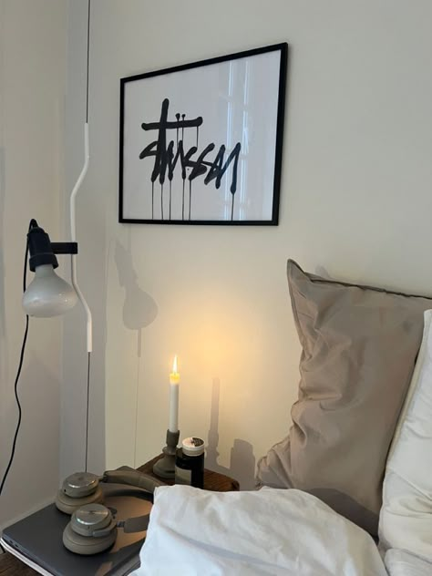 Stussy Room, Uni Room, Girly Room, Home Aesthetic, Redecorate Bedroom, Room Redo, Dreamy Room, Dream Room Inspiration, Room Makeover Bedroom