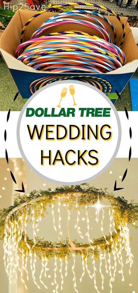 Save money on your wedding planning with our wedding day hacks and ideas using Dollar Tree items. No one will ever know you paid $1! Dollar Tree Wedding, Wedding Hacks, Diy Wedding On A Budget, Frugal Wedding, Rustic Wedding Decorations, Wedding On A Budget, Wedding Decorations On A Budget, Future Wedding Plans, Cute Wedding Ideas