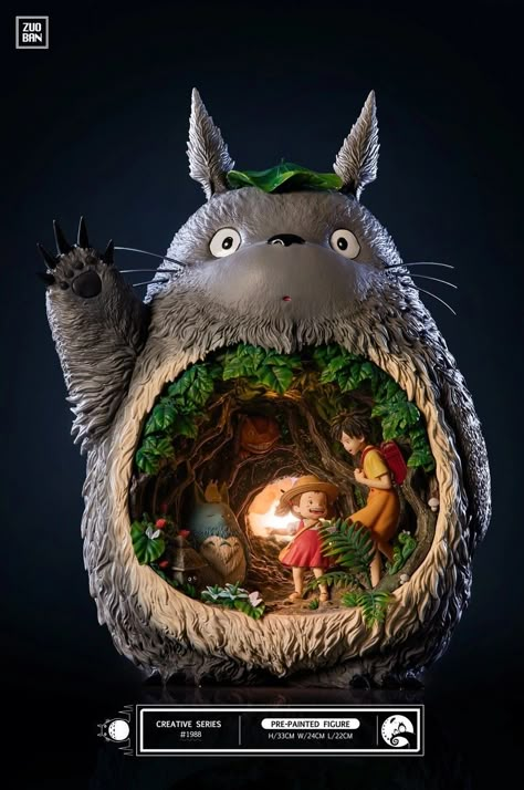 Ghibli Diorama, Totoro Figurines, Ghibli Toys, Ghibli Collection, Japanese Anime Character, Studio Ghibli Crafts, Pokemon Ash Ketchum, My Neighbour Totoro, Personajes Studio Ghibli