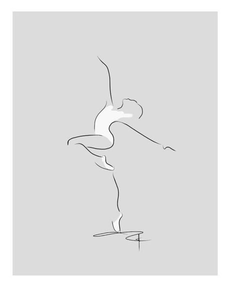 Dancer Tattoo, Dance Tattoo, Ballet Drawings, Business Ideas For Women, Dancing Drawings, Ballerina Art, Ballet Art, Simple Line Drawings, Ballet Photography