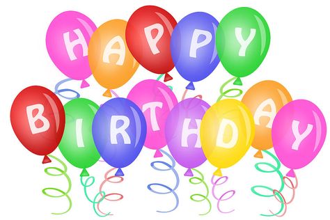 Free Happy Birthday Posters Free, Download Free Clip Art, Free Clip Art on Clipart Library Balloons Illustration, Happy Balloons, Birthday Cake With Photo, Birthday Cake Pictures, Happy Birthday Text, Happy Birthday Art, Happy Birthday Wishes Images, Happy Birthday Posters, Birthday Text