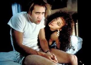 Nicolas Cage as Peter Loew and Jennifer Beale as Rachel (Vampire) in The Vampire Kiss1988 Vampires Kiss, Jenny Wright, Best Vampire Movies, Near Dark, Movie Synopsis, Vampire Kiss, Jennifer Beals, Vampire Movies, Film Editing