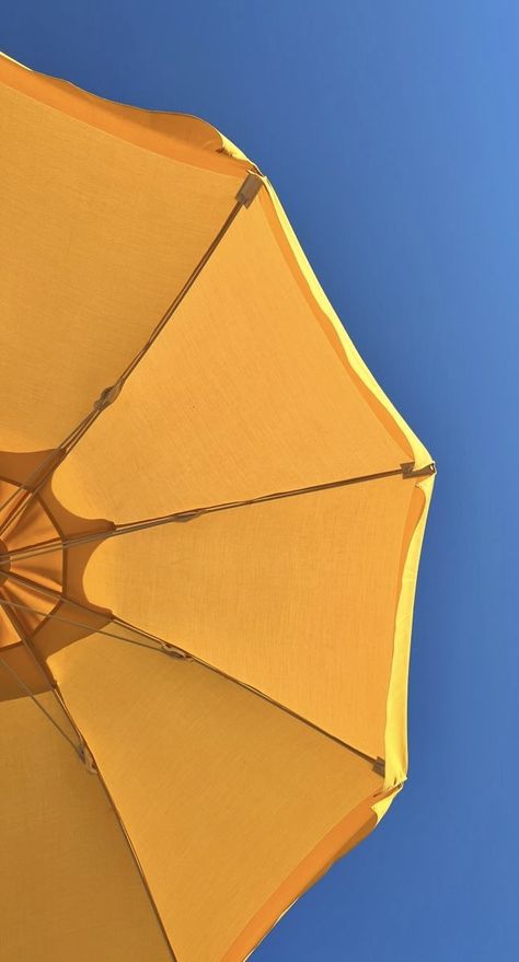 Seaside Aesthetic, Summer People, Summer Umbrella, Summer Highlights, Yellow Umbrella, Plains Background, Trending Pins, Summer Backgrounds, Decorative Screens