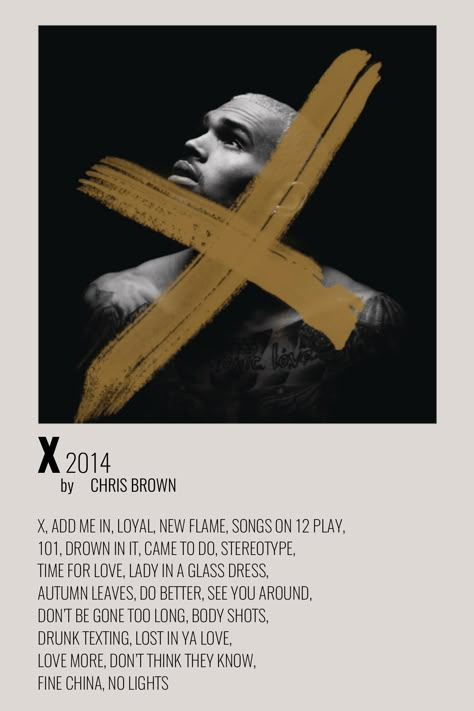 Chris Brown Music Aesthetic, Chris Brown Polaroid, Chris Brown Album Cover Poster, Chris Brown Album Poster, New Flame Chris Brown, Wall Collage Room Ideas, Chris Brown Album Cover, Brown Album Covers, Chris Brown Poster