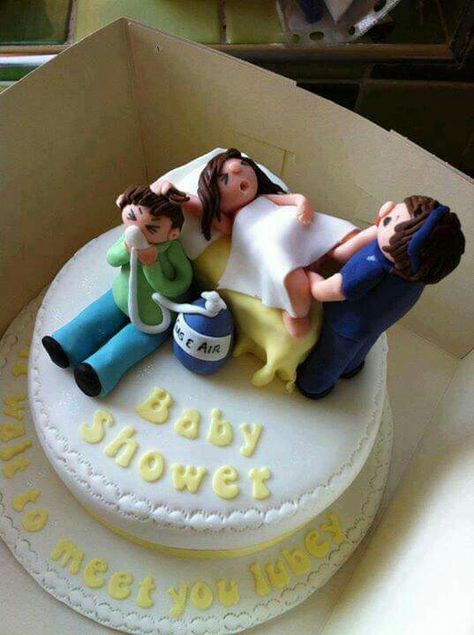 Funny Baby Shower Cakes, Funny Baby Shower Games, Idee Babyshower, Baby Cakes, Baby Shower Fun, Baby Shower Food, Baby Shower Cake, Shower Cake, Creative Cakes