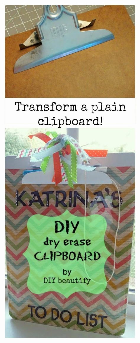 Transform a plain clipboard www.diybeautify.com Cricut Clipboard Ideas Diy, Cricut Clipboard, Clipboard Crafts, Diy Clipboard, Clipboard Decorating, Diy Giveaway, Cardboard Box Crafts, Cricut Tips, Reading Instruction