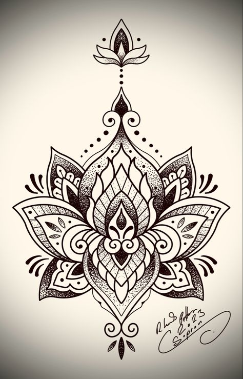 Didital design with iPad Pro by Rozsdy 2023.07.30 Ornament - Dotwork tattoo flash Dotwork Tattoo, Ornamental Tattoo, Mens Gold Jewelry, Lotus Flowers, Tattoo Flash, Mens Gold, Flash Tattoo, Lotus Flower, Ipad Pro