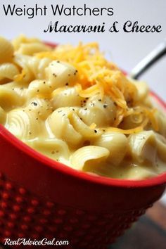 Weight Watchers Mac And Cheese, Weight Watchers Sides, Weight Watchers Pasta, Macaroni Cheese Recipes, Weight Watchers Snacks, Weight Watchers Recipes Desserts, Baked Avocado, Low Fat Cheese, Macaroni N Cheese Recipe