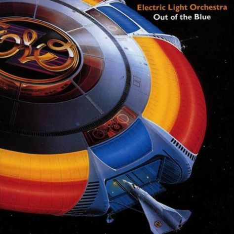 Electric Light Orchestra, Iconic Poster, Cool Album Covers, Cover Album, Ukulele Tabs, Turn To Stone, Blue Electric, Iconic Album Covers, Electric Light