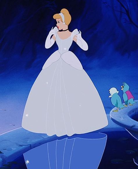 Cinderella (1950) white sparkly magic dress Cinderella Aesthetic Cartoon, Disney References, Cinderella 2, Cinderella Aesthetic, Dance Remix, Personajes Studio Ghibli, Flame Princess, Cinderella Disney, Film Disney