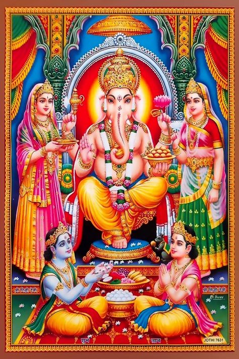 Shree Ganesh Hd Wallpaper, Ganesh Hd Images, Ganesh Ji Images Hd, Hindu Gods Hd Wallpaper, Ganesh Family, God's Wallpaper, Shiv Family, Ganpati Images, Photos Of Ganesha