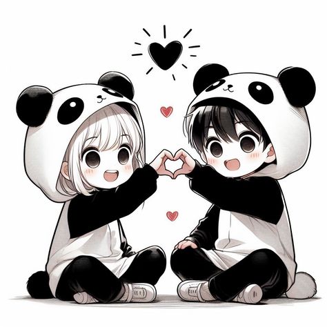 Couples Pfp, Scary Place, Pfp Cartoon, Anime Hug, Background Pics, Matching Anime, Cartoon Love Photo, Cute Panda Wallpaper, Cartoon Character Pictures