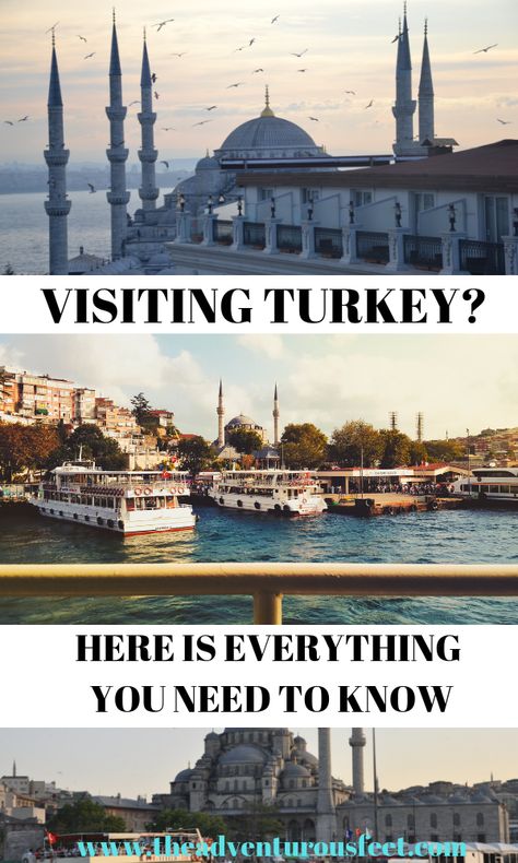 Planning a trip to Turkey? This ultimate guide to visiting Turkey will give you all the information. From when to visit, whether you need a visa, what places to visit and what not to do in Turkey. #traveltoturkey #turkey #guidetovisitingturkey #europe Visiting Turkey, Trip To Turkey, Turkey Places, Turkey Vacation, Turkey Travel Guide, Visit Turkey, Turkey Destinations, Family Travel Destinations, Visit Europe