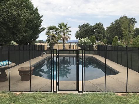 Clear Lake Pool Fence Baby Barrier, Pool Safety Fence, California Pools, Family Swimming, Safety Fence, Family Pool, Pool Safety, Pool Fence, Menlo Park