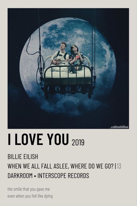 Billie Eilish Polaroid, Love Yourself Album, Mini Posters, Polaroid Posters, Love Yourself Lyrics, Song Lyric Posters, Music Poster Ideas, Vintage Music Posters, Music Poster Design