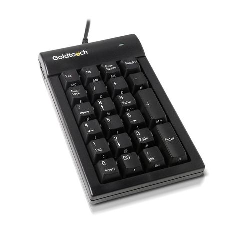 PC USB Numeric Keypad | Black #goldtouch Numeric Keypad, Input Devices, The Black Keys, Printer Scanner, Data Entry, Usb Drive, Windows 7, Computer Peripherals, Data Storage