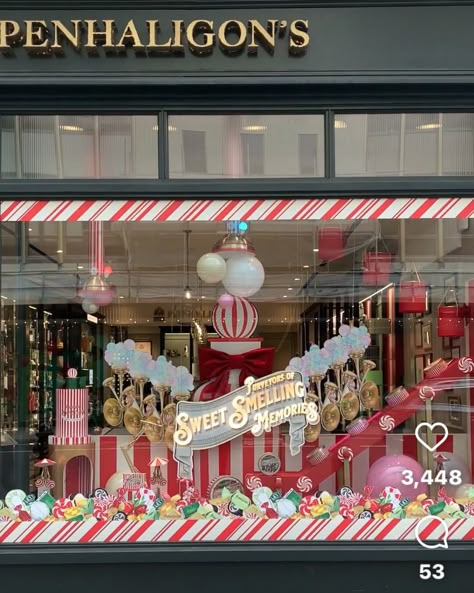 Candy Store Window Display, Gingerbread Retail Display, Candy Shop Window Display, Candyland Window Display, Sweet Shop Window Display, Christmas Candy Window Display, Candyland Christmas Window Display, Santa’s Sweet Shop, Christmas Bake Shop Decor