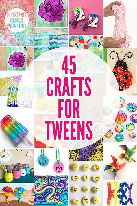 Looking for ideas for your creative tween? This collection of 45 summer crafts for tweens features a heap of fun, creative project ideas. Creative Project Ideas, Fun Crafts For Teens, Diy Crafts For Teen Girls, Fun Summer Crafts, Diy Crafts For Teens, Wine Bottle Diy Crafts, Crafts For Girls, Fun Crafts For Kids, Fun Diy Crafts