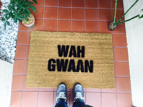 Jamaican Doormat By One Summer #Cool, #Doormat, #EasyToClean, #Rug Jamaican Restaurant, Jamaican Culture, Kingston Jamaica, Dream Apartment Decor, Future Apartment Decor, Cool Doors, Apartment Decor Inspiration, One Summer, Wolverhampton