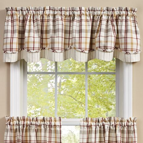 Kingswood Lined Layered Valance - Piper Classics #farmhousehappy #classyfarmhouse #farmhousefabric #farmhousechic #modernfarmhouse #farmhousestyledecor #vintagefarmhouse #homesweethome #farmhouseliving #farmhousecurtain #countryfarmhouse #rusticcottage #cottagewindows #instantupgrade #stylishfarmhouse # #farmhouseuplevel #farmhouseinspired #farmhousefinds #customfarmhouse #farmhousevalance Country Farmhouse Decor Kitchen, Sage Garden, Sage Green Kitchen, Farmhouse Decor Kitchen, Farmhouse Curtains, Wide Windows, Fox Decor, Table Farmhouse, Country Curtains