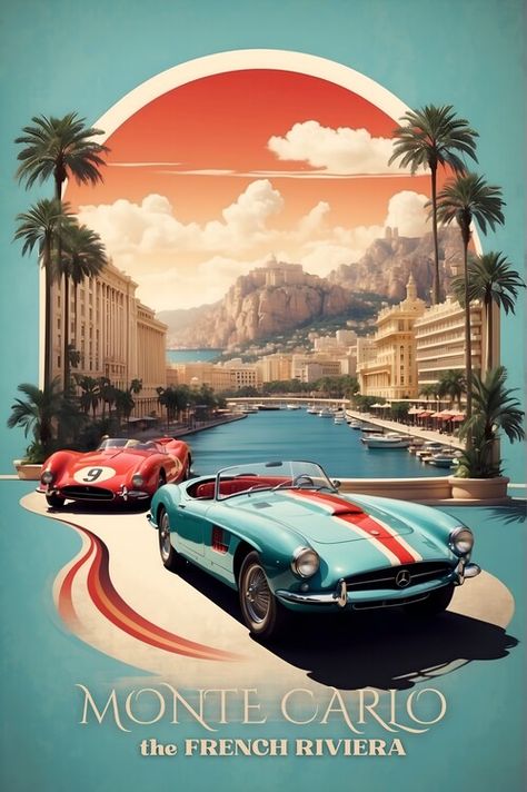 Shop more than 250,000 motives of Monaco Motorsport Majesty: Vintage Racing Posters Collection • Save 20 % on First Buy • Express Delivery • 100% Satisfaction Guarantee • Buy 3+1 • Choose from category Monaco Motorsport Majesty: Vintage Racing Posters Collection. Motorsport Poster, Auto Racing Art, Vintage Motorsport, Vintage Racing Poster, Vintage Corner, Pub Sheds, Racing Art, Provence Style, Racing Posters