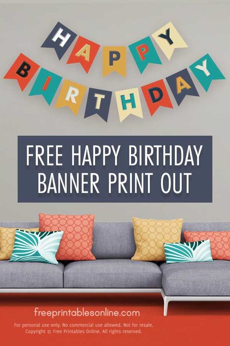 A free printable happy birthday pennant banner Happy Birthday Banners Diy, Happy Birthday Letters Printable Free, Printable Happy Birthday Banner Letters, Free Printable Birthday Banner, Happy Birthday Banner Printable Free, Happy Birthday Free Printable, Free Birthday Banner, Happy Birthday Banner Diy, Happy Birthday Letters