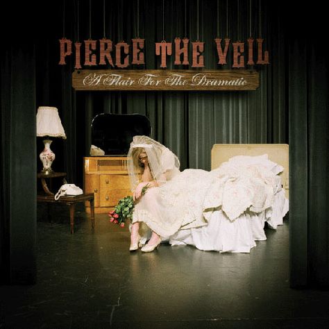 A Flair For The Dramatic by Pierce The Veil. I cannot explain how much this album means to me. It wasn't even the album that pulled me out of the dark place, it is what helped me stay out. I can listen to this album for weeks on repeat. It calms me down and keeps me in a good place. It's their first album and I feel it came from a really good place and it helps so much. I love it more that I could ever say. I thank god for this album everyday because it reminds me that good music can be made. Cheap Bouquet, A Flair For The Dramatic, Tony Perry, Veil Hairstyles, Pierce The Veil, The Veil, Doll Face, Studio Album, Music Is Life