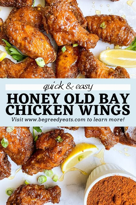 Old Bay Chicken Wings, Simple Fried Chicken, Old Bay Chicken, Chicken Wings Recipes, Chicken Wing Flavors, Chicken Wing Sauce Recipes, Chicken Wing Recipes Fried, Easy Chicken Wing Recipes, Chicken Wing Recipe