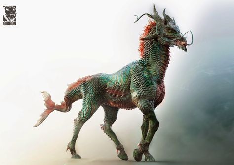 Thai Mythology Creatures | Monday, October 27, 2014 3dimensional Art, Kirin Tattoo, Supernatural Creatures, Creature 3d, Dragon Horse, Bird People, Shang Chi, Mythical Dragons, Fantasy Horses