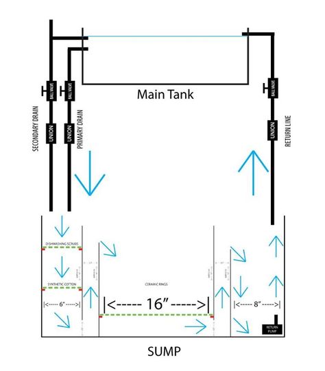 Freshwater Sump Filter: What, Why and How? - Expert Aquarist Fish In Aquarium, Betta Breeding, Diy Sump Filter Aquarium, African Cichlid Tank, Diy Aquarium Filter, Column Aquarium Aquascape, Sump Tank, 10 Gallon Fish Tank, Aquarium Diy