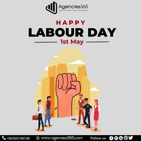 Today we celebrate the hard work, dedication, and achievements of workers everywhere. Happy Labor Day! #LabourDay #1stMay #LabourDay2024 #1stmay2024 #BuildingTomorrowTogether #agencies365 #LabourDayPost #labourdaycelebration #labourdaycelebration #labourdaybestpost #socialmediaagency #smmagency Happy Labour Day, Advertising Services, Happy Labor Day, Smart Solutions, Instagram Ads, Facebook Ads, Digital Marketing Company, Google Ads, Graphic Design Services