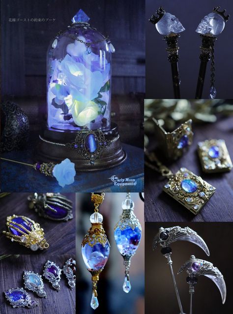 The mysterious colors of the Underworld and Halloween nights in a large collection of gifts ~.~ Fantasy Props, The Underworld, Halloween Night, Underworld, Art Direction, Stones And Crystals, Beautiful Art, Vintage Jewelry, Witch