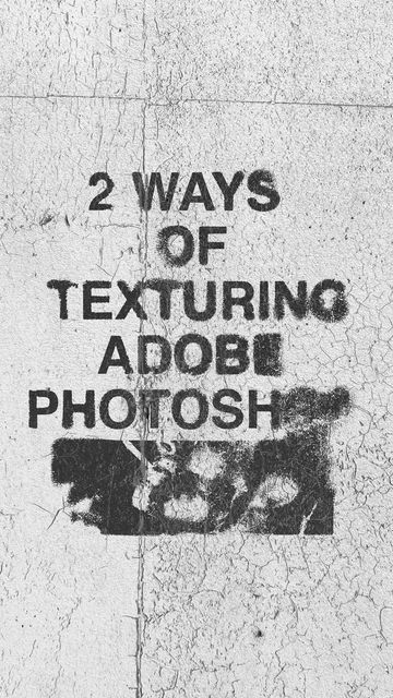 Paper Texture Photoshop Tutorial, Graphic Design With Illustration, Illustration And Graphic Design, Photoshop Texture Tutorial, Textured Graphic Design, Textures Graphic Design, Texture For Photoshop, Paper Texture Photoshop, Gritty Design