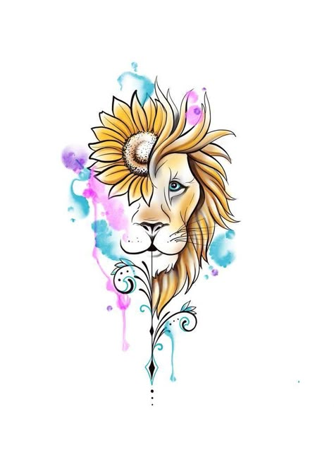 Tattoo Drawings Sketches, Tato Phoenix, Owl Tattoo Drawings, Lion Sketch, Lioness Tattoo, Leo Tattoos, Lion Tattoo Design, Owl Tattoo, Art Drawings Sketches Creative