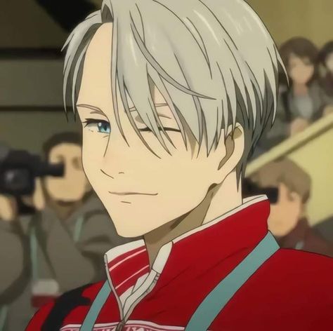 Yuri On Ice Ice Icon, Yuri On Ice Comic, Victor Nikiforov, Yuri On Ice, Having A Crush, Anime Background, Anime Films, Ice Skating, Anime Icons